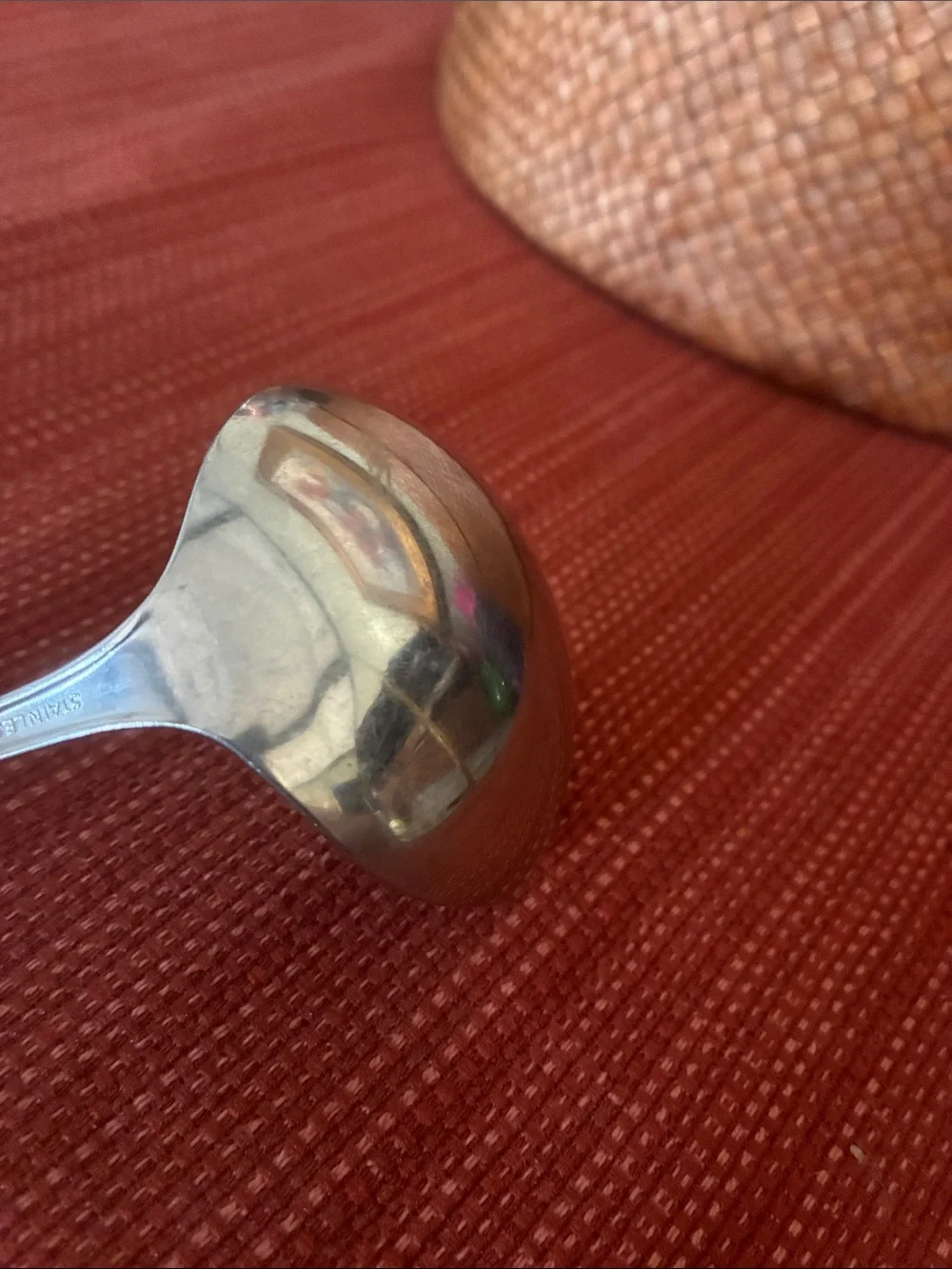 Vintage Oneida Enchantment-Gentle Rose silverplate gravy ladle